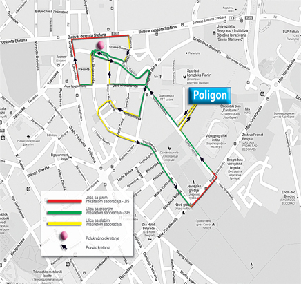 Trase za polaganje vozačkog ispita